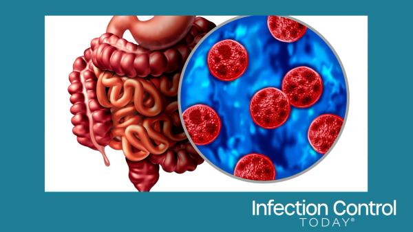 Cyclosporiasis is a foodborne parasitic infection caused by Cyclospora cayetanensis, spread through contaminated food or water, resulting in explosive watery diarrhea and severe symptoms. (Adobe Stock 2095042414 by freshidea)