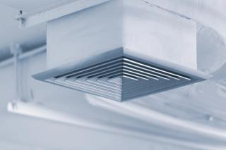 HVAC on ceiling