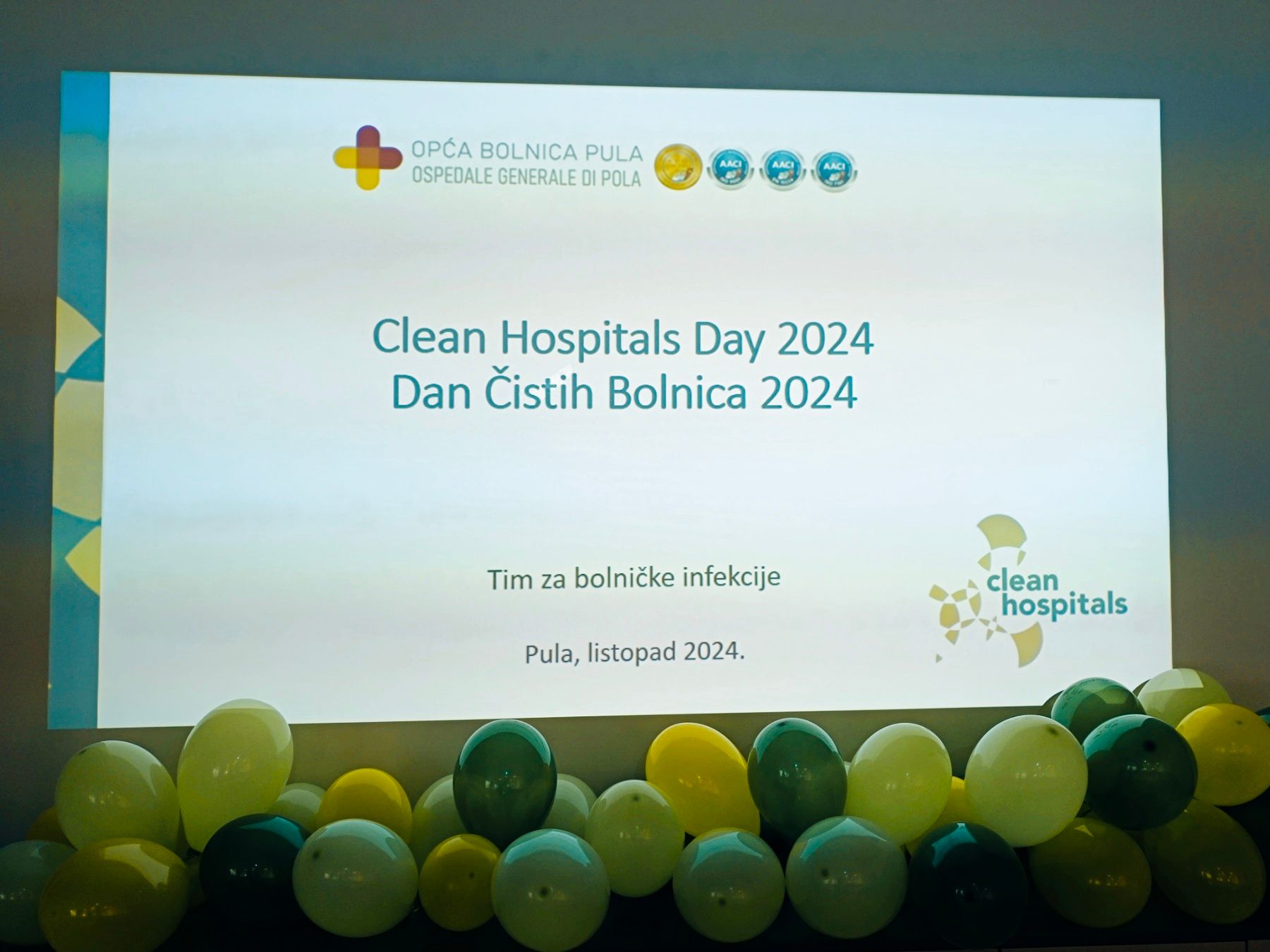 Clean Hospitals Day is celebrated by General Hospital Pula in Croatia.  (Image courtesy of Martina Močenić)