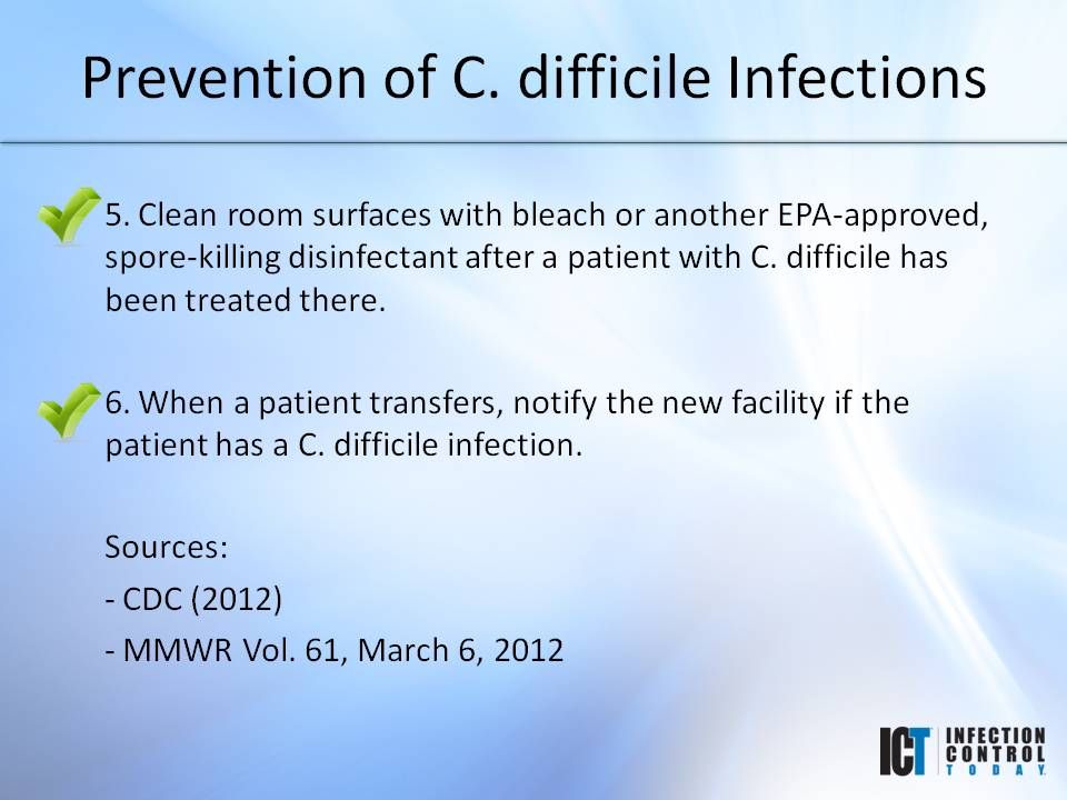 Slide Show: Clostridium difficile prevention | Infection Control Today