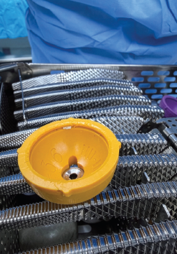 Bioburden on an orthopedic trial. 