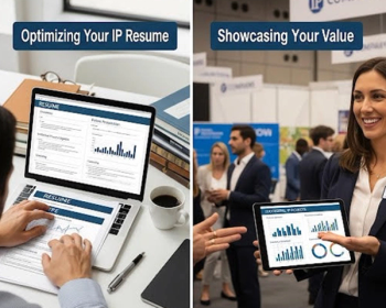 Optimizing your IP resume and Showcasing your value  (AI image courtesy of authors)