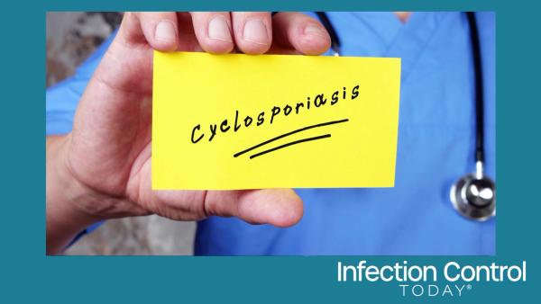 Cyclosporiasis sign on the page. (Adobe Stock by Yurii Kibalnik)
