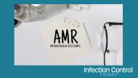 A Note with “Antimicrobial Resistance (AMR)” on the doctor's desk (Adobe Stock 1564334289 by Kamitana)