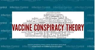 Vaccine conspiracy theory vector illustration word cloud (Adobe Stock 460719898 by Colored Lights)