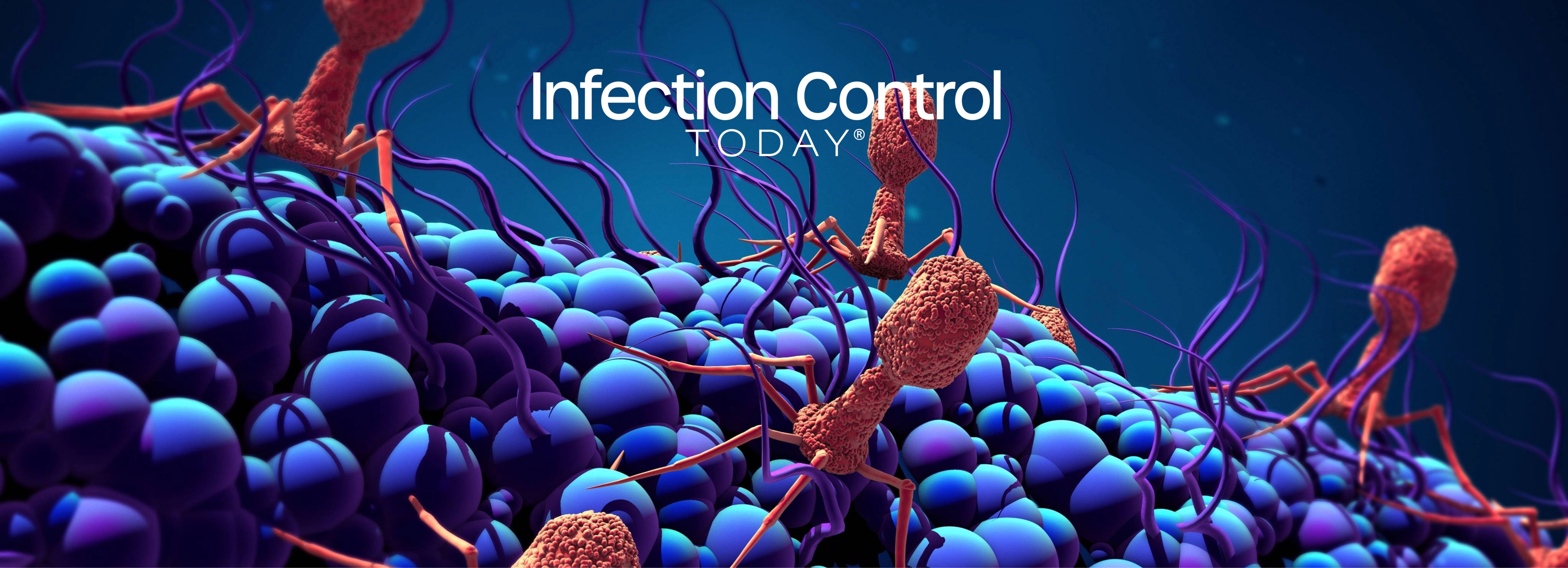 Bacteriophage infecting bacterium (Adobe Stock 211832019 by Design Cells)