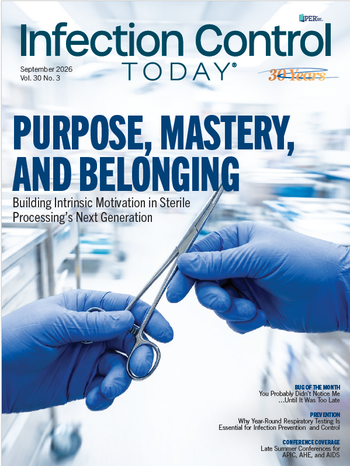 The cover of the September 2026 digital issue of Infection Control Today. 