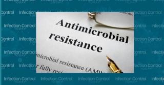Paper with words antimicrobial resistance (AMR) and glasses.   (Adobe Stock 126570978 by Vitalii Vodolazskyi)