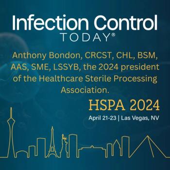 Anthony Bondon, CRCST, CHL, BSM, AAS, SME, LSSYB, the 2024 president of HSPA and director of sterile processing at WellStar Kennestone Regional Medical Center in Marietta, Georgia