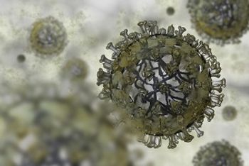 influenza under a microscope