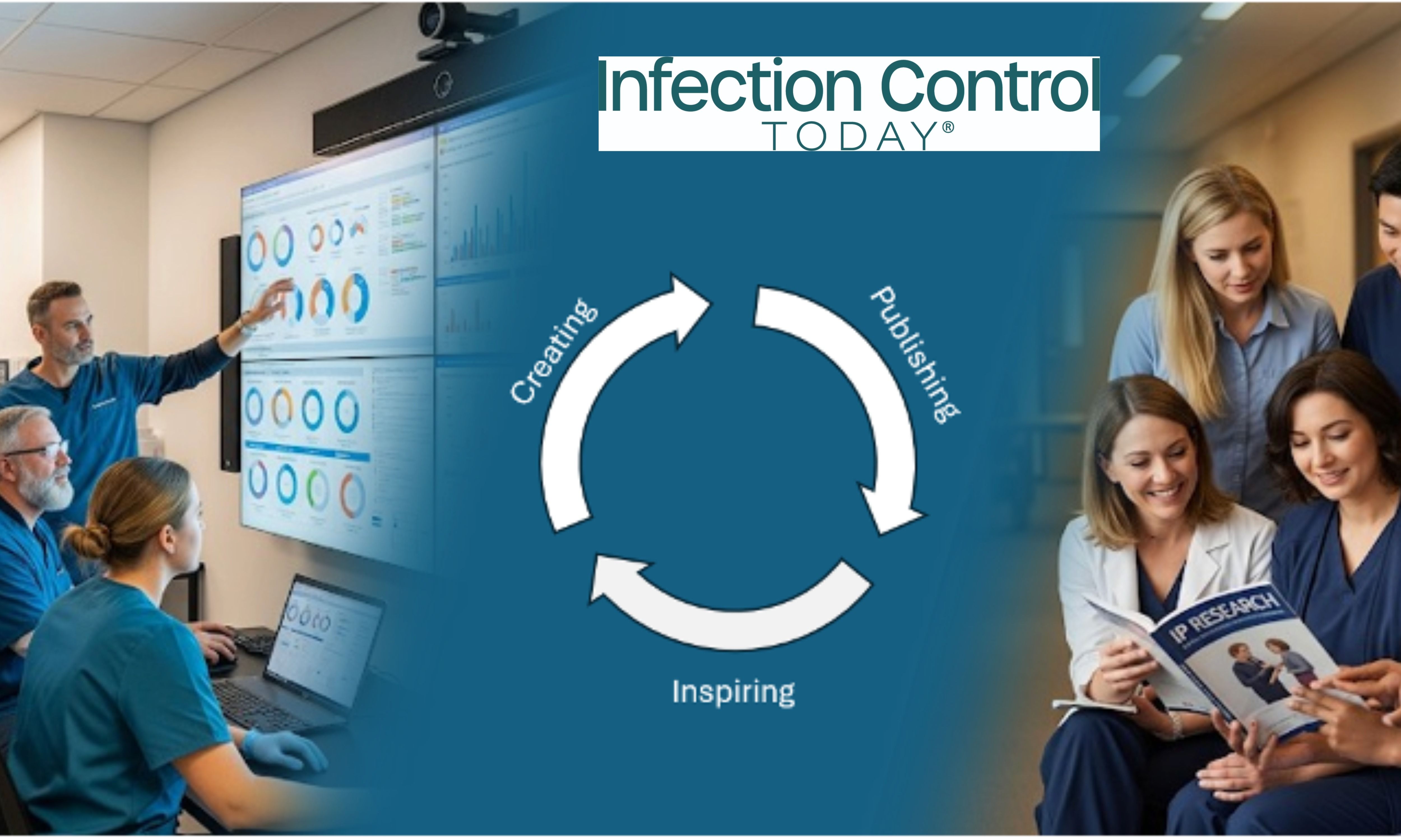 Creating, Publishing, Inspiring  (Image credit: author) 