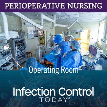 A group of surgeons in the operating room with surgery equipment. The doctor is looking at the screen.   (Adobe Stock 383588409 by Vadim) 