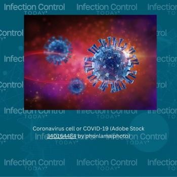 Coronavirus cell (Adobe Stock 340164484 by phonlamaiphoto)