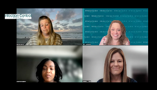 Brenna Doran PhD, MA, hospital epidemiology and infection prevention for the University of California, San Francisco, and a coach and consultant of infection prevention; Jessica Swain, MBA, MLT, director of infection prevention and control for Dartmouth Health in Lebanon, New Hampshire; and Shanina Knighton, associate professor at Case Western Reserve University School of Nursing and senior nurse scientist at MetroHealth System in Cleveland, Ohio