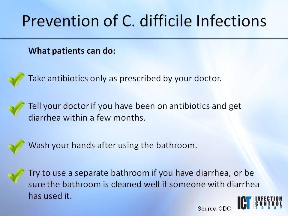 Slide Show: Clostridium difficile prevention