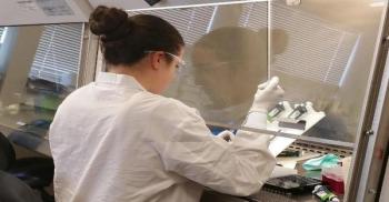 Gabrielle Barry, a research specialist at the AIDS Vaccine Research Labs at the 