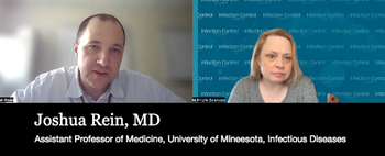 Joshua Rhein, MD, speaking with ICT, senior editor Tori Whitacre Martonicz