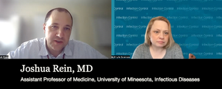 Joshua Rhein, MD, speaking with ICT, senior editor Tori Whitacre Martonicz