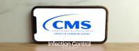 CMS Centers for Medicare and Medicaid Services US federal agency logo displayed on mobile phone screen (Adobe Stock 614833859 by piter2121)