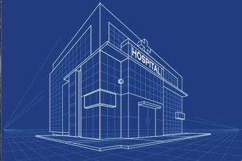 blueprint of a hospital