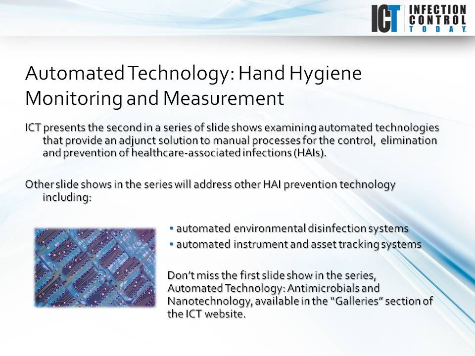 Slide Show Hand Hygiene Technology