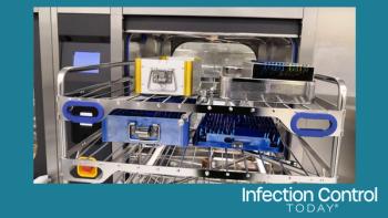 Medical Surgical Instruments Trays Arranged In Washer Disinfector For Wash  (Adobe Stock 480784069 by Senalfred)