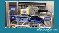 Medical Surgical Instruments Trays Arranged In Washer Disinfector For Wash (Adobe Stock 480784069 by Senalfred)