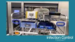 Medical Surgical Instruments Trays Arranged In Washer Disinfector For Wash (Adobe Stock 480784069 by Senalfred)