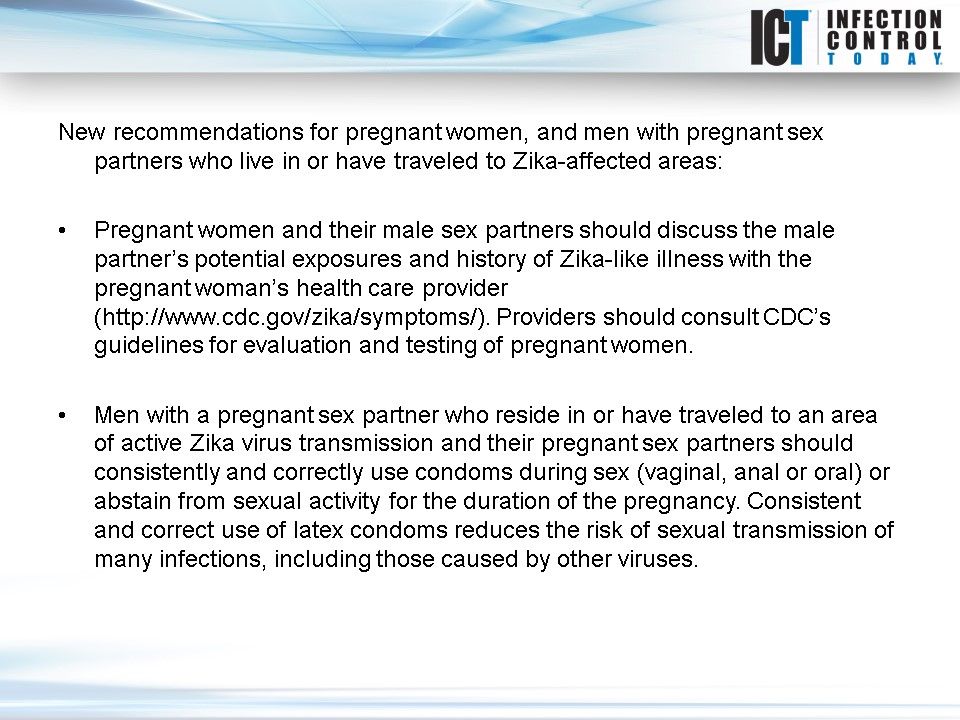 Slide Show Interim Guidelines For Preventing Sexual Transmission Of Zika Virus 9045