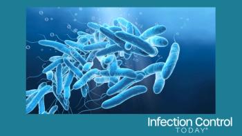 Legionella pneumophilia bacteria in water, medically 3D illustration (Adobe Stock 402188363 by Axel Kock