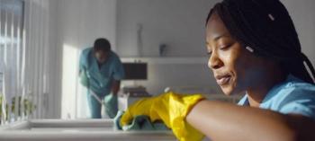 IP cleaning and inspecting a nursing home