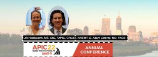 Jill Holdsworth and Adam Lorentz discussing urology and infection control
