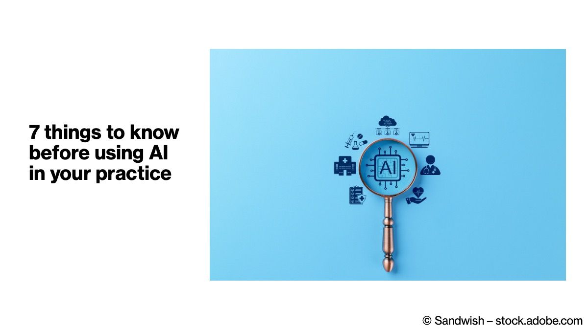 7 things to know before using AI in your practice © Sandwish - stock.adobe.com