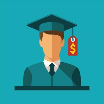 student loans cap and gown