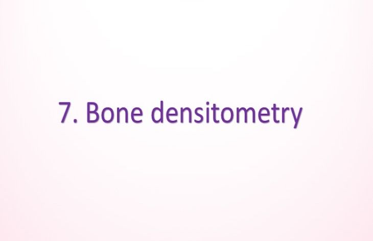 Bone densitometry
