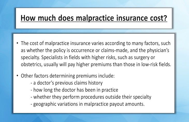 The ABCs of malpractice insurance Medical Economics The ABCs of malpractice insurance Medical Economics