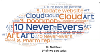 10 things physicians should never do