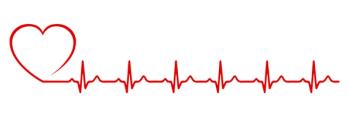 heart monitor pulse heart shape