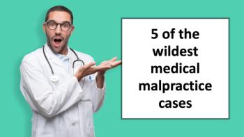 surprised doctor pointing