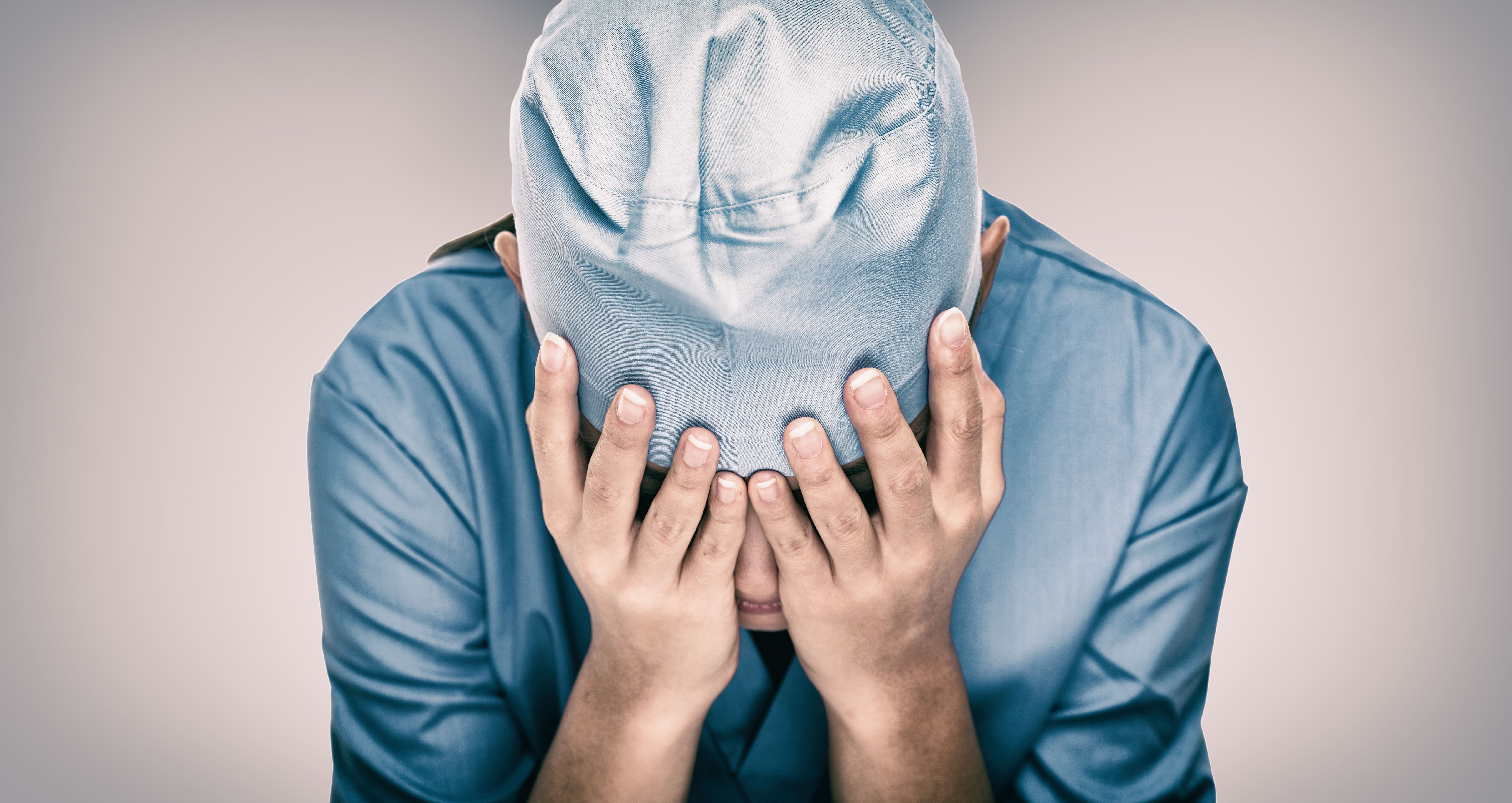 upset doctor
