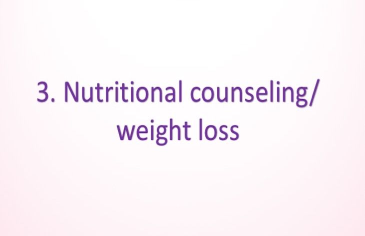 Nutritional counseling