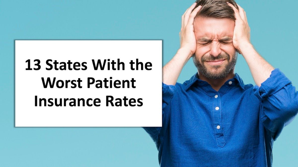 13 states with the worst patient insurance rates