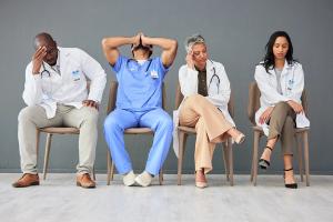 Health care workers say their jobs feel “unsustainable,” Indeed report finds © M Bam /peopleimages.com - stock.adobe.com