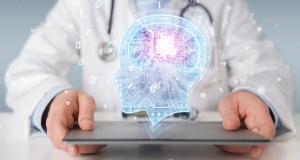 doctor creating ai interface 3d rendering: © sdecoret - stock.adobe.com