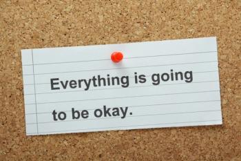 reassurance on a notecard