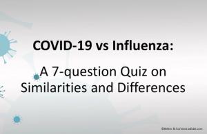 COVID-19 vs. influenza
