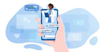 virtual care doctor cellphone