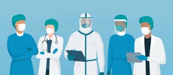 frontline workers in PPE