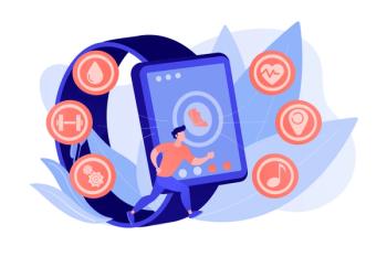 fitness tracker man exercising