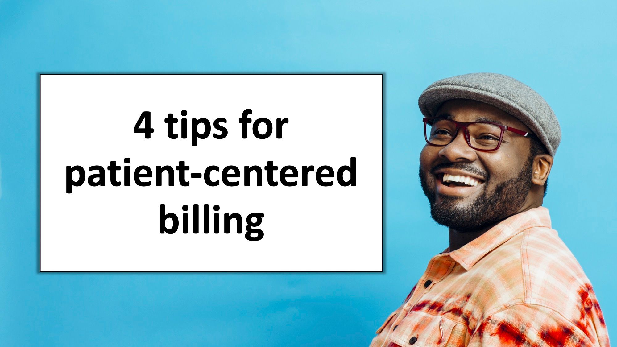 happy man smiling with glasses